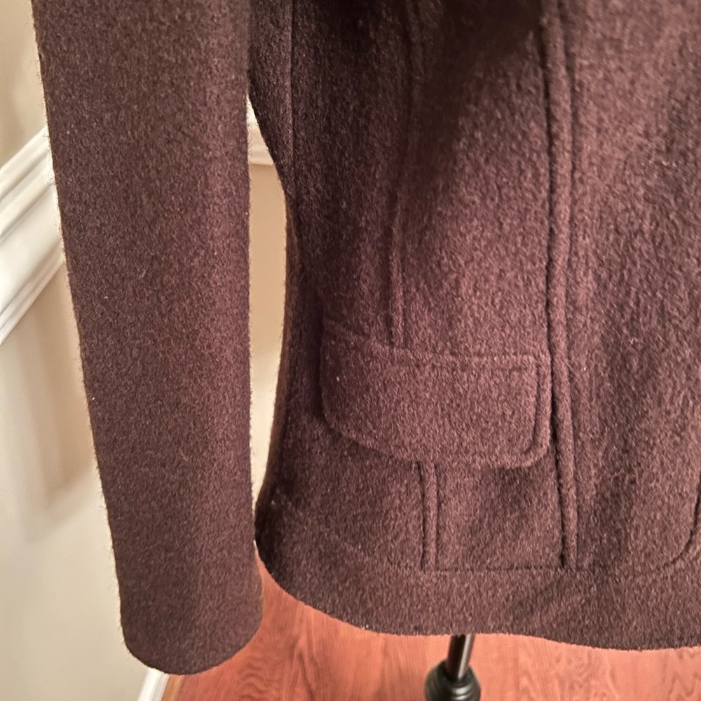 Grace Elements Brown Wool Jacket Size 10 - image 8